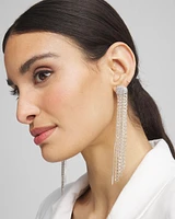 No Droop® Silver-Tone Jellyfish Earrings