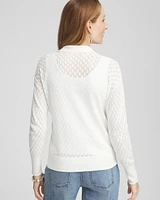 Collared V-Neck Pullover Sweater