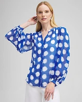 Ikat Dots Blouse