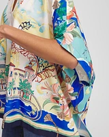 Sanibel Print Poncho