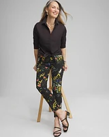 Petite Brigitte Floral Ankle Pants