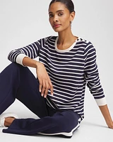 Zenergy® Striped Scuba Mariner Top