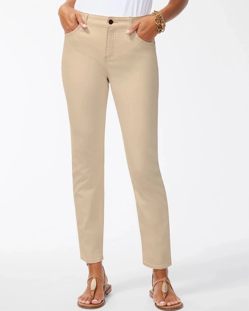 So Slimming Girlfriend Ankle Jeans