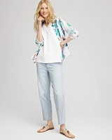Sleeveless V-Neck Button Tank