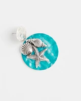 No Droop® Seashell Ocean Earrings