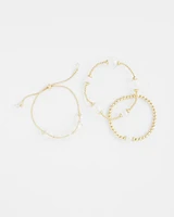 Glass & Gold Bracelet