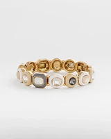 Neutral Stretch Geometric Bracelet
