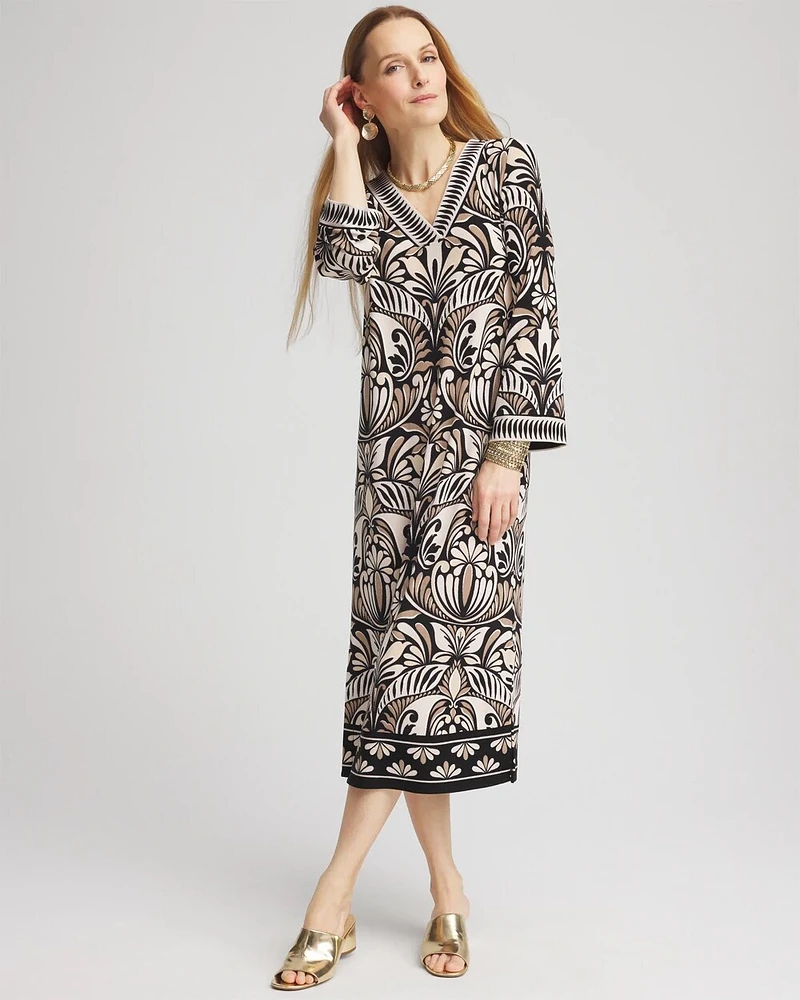 Travelers™ Bell-Sleeved Midi Dress