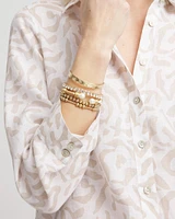 No Iron™ Animal Print Linen Shirt