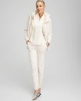Zenergy® Luxe Cashmere Blend Half Zip Top