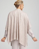 Cashmere Blend Sequin Ruana