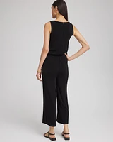 Petite Travelers Tie Waist Jumpsuit