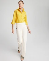 No Iron™ Warm Stripe Jacquard Shirt