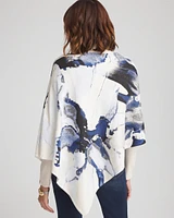 Foil Cashmere Blend Poncho