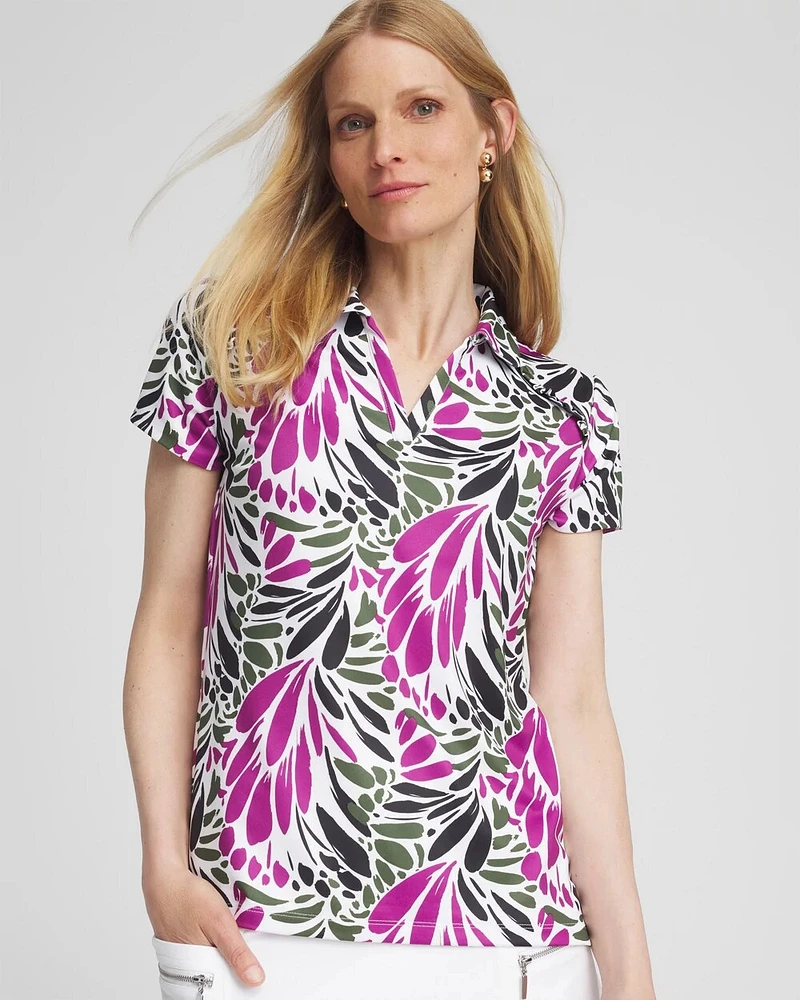 Zenergy® UPF Ruffle Front Polo
