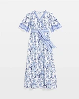 Surplice Matte Satin Maxi Dress