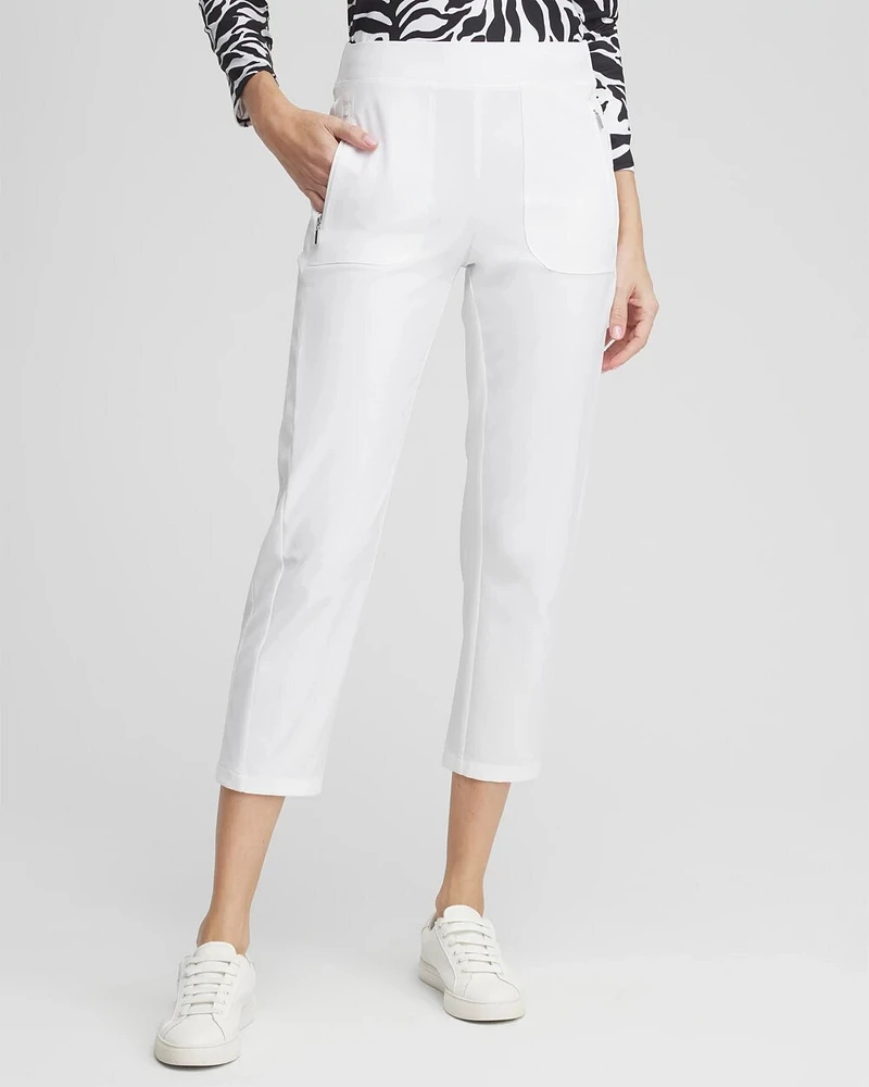 Zenergy® UPF Rib Mix Cropped Pants