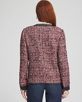 Tweed & Denim Trim Jacket