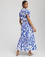 Petite Flutter Sleeved Maxi Dress