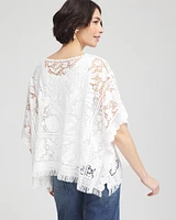 Lace Crochet Poncho