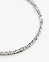 Silver Tennis Necklace