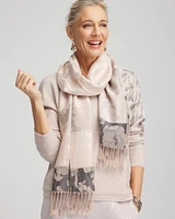 Shimmer Jacquard Scarf