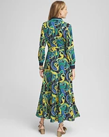 Petite Silky Twill Shirt Dress