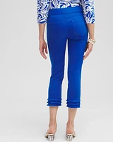 22" Triple Fray Pull-on Capris