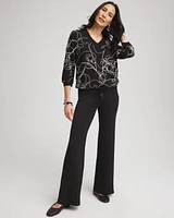 Petite Zenergy® Scuba Flare Leggings