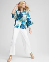 Petite Brigitte Wide Leg Cropped Pants