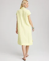 Linen Short-Sleeve Dress