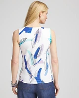Painted Square-Neck Tank