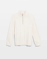 Zenergy® Luxe Cashmere Blend Half Zip Top
