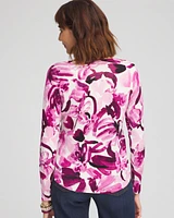 Blooms V-Neck Pullover Sweater