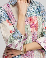 No Iron™ Floral Paisley Shirt