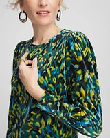 Ikat Velvet Long Sleeve Tee