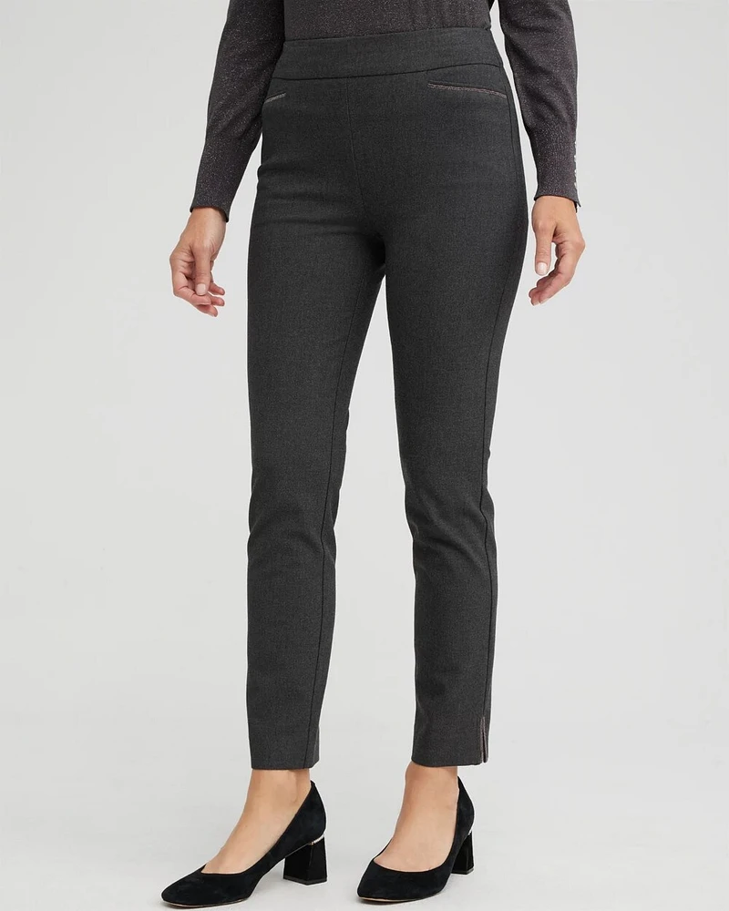 Brigitte Beaded Detail Ankle Pants