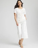 Artisinal Embroidered Short Sleeve Tee