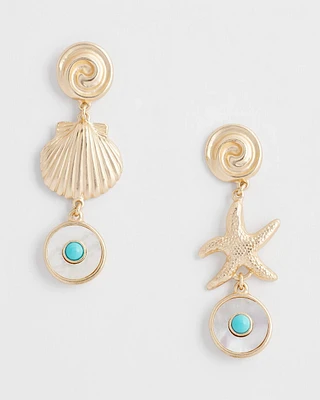 No Droop® Sea Life Mismatched Earrings