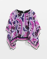 Travelers™ Paisley Chiffon Layered Top