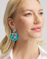 No Droop® Seashell Ocean Earrings