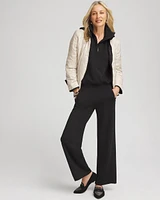 Zenergy® Scuba Ribbed Wide Leg Pants