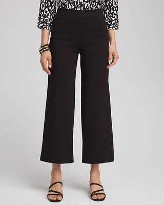 Petite Brigitte Wide Leg Cropped Pants