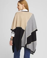 Colorblock Lurex Ruana