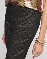 Brigitte Metallic Tiles Ankle Pants