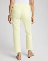 Girlfriend Frayed Cropped Jeans