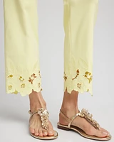 Brigitte™ Cutout Pull-On Cropped Pants