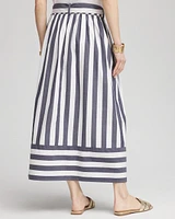 Midi Striped Skirt
