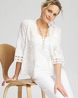 Summer Romance Foil Print Cardigan