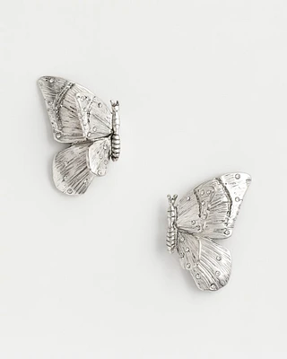 Butterfly Wing Stud Earrings